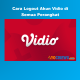 Cara logout akun Vidio