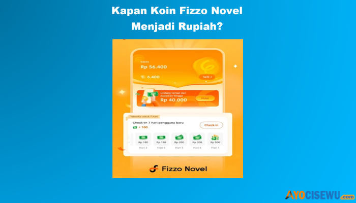 Kapan Koin Fizzo Novel Menjadi Rupiah? Catat Waktunya
