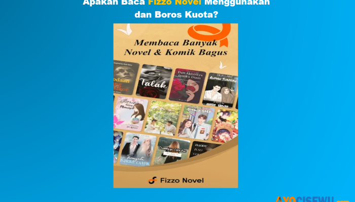 Membaca Fizzo Novel Menggunakan dan Boros Kuota? Review