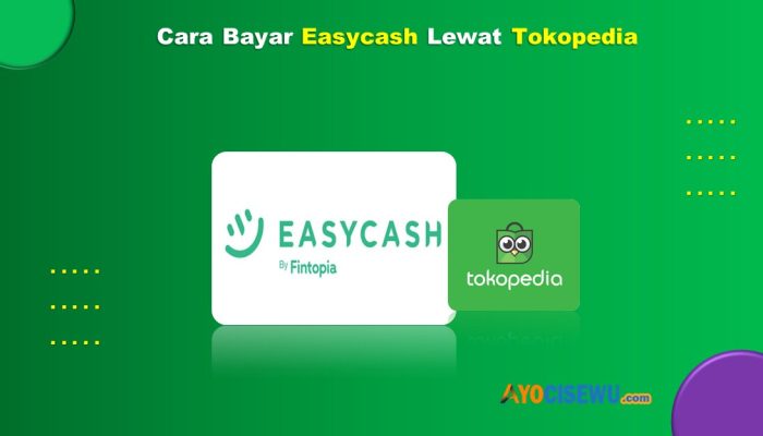 7 Cara Bayar Easycash Lewat Tokopedia Mudah dan Praktis