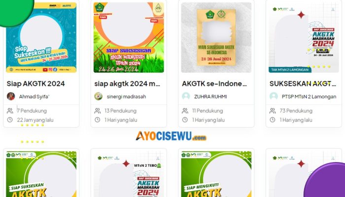 17 Link Twibbon AKGTK Madrasah Kemenag 2024 Terbaru Gratis