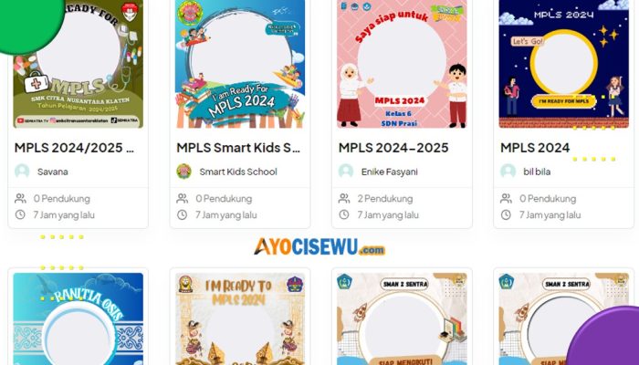 35 Link Twibbon MPLS SD, SMP, SMA, SMK 2024 Gratis