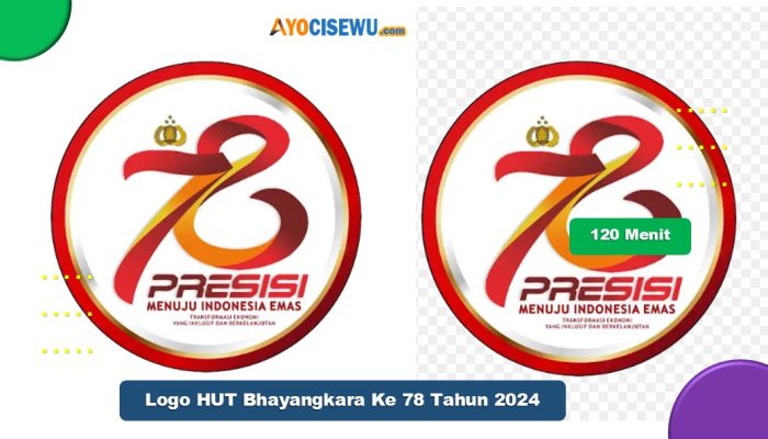 Link Download Logo HUT Bhayangkara Ke 78 Tahun 2024 PNG, PJG & PSD