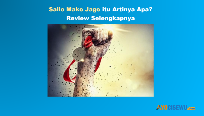 Sallo Mako Jago itu Artinya Adalah Apa? Review Disini