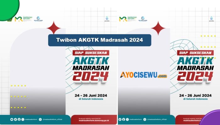 Twibbon Semarakkan AKGTK Madrasah 2024, Download dan Bagikan!
