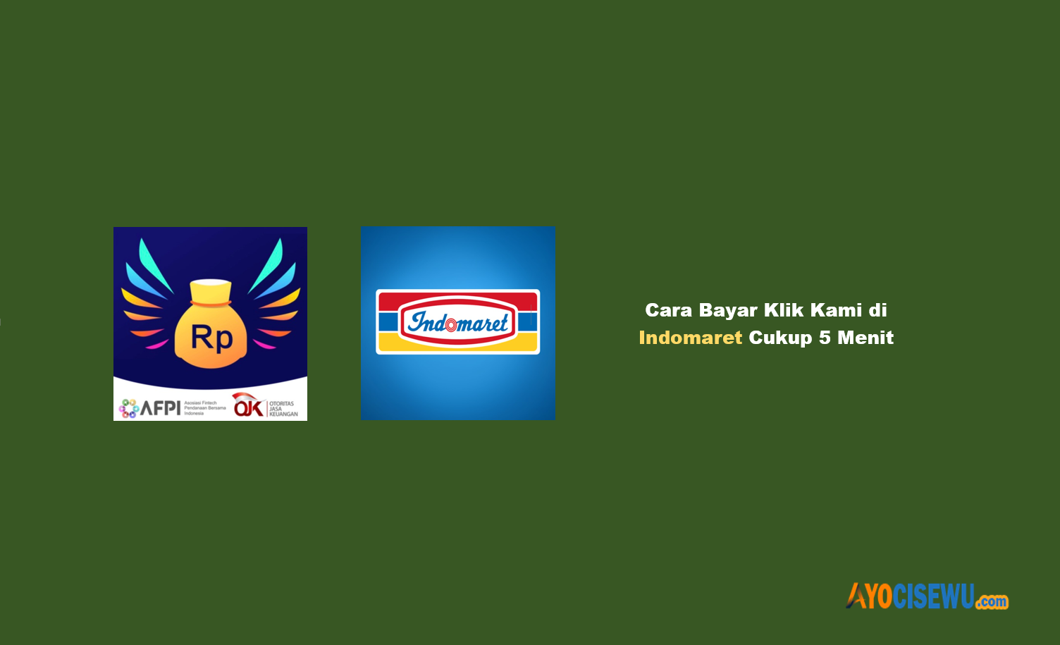 Cara Bayar Klik Kami di Indomaret