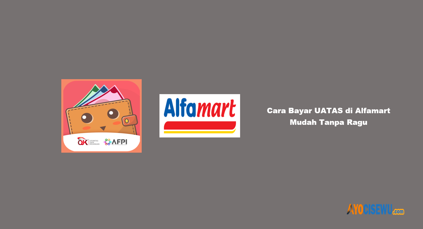 Cara Bayar UATAS di Alfamart
