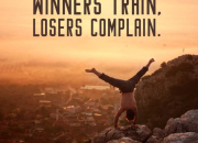 Arti Winners Train Losers Complain dalam Bahasa Indonesia
