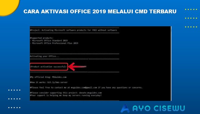 Cara Aktivasi Office 2019 Melalui CMD Terbaru