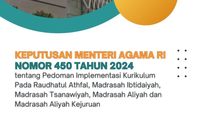 KMA 450 Tahun 2024 Tentang Implementasi Kurikulum Merdeka