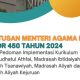 KMA 450 Tahun 2024 Tentang Implementasi Kurikulum Merdeka