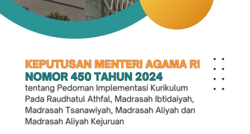 KMA 450 Tahun 2024 Tentang Implementasi Kurikulum Merdeka