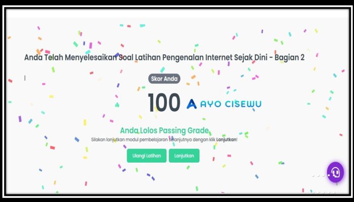 Kunci Jawaban 3.2 Pengenalan Internet Sejak Dini – Bagian 2