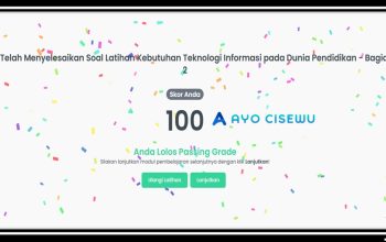Kunci Jawaban 3.4 Kebutuhan Teknologi Informasi pada Dunia Pendidikan – Bagian 2