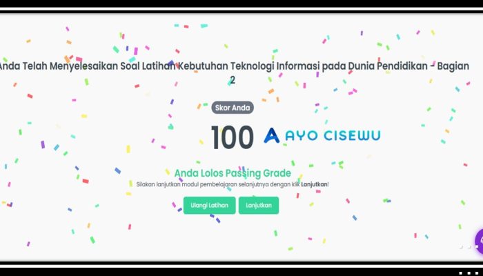Kunci Jawaban 3.4 Kebutuhan Teknologi Informasi pada Dunia Pendidikan – Bagian 2