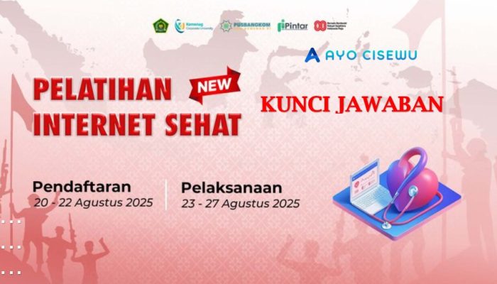 Kunci Jawaban Pelatihan Internet Sehat Pada Anak