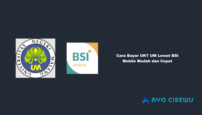 7 Cara Bayar UKT UM Lewat BSI Mobile Mudah dan Cepat