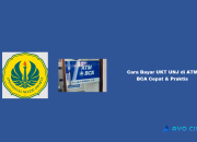 Cara Bayar UKT UNJ di ATM BCA