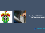 Cara Bayar UKT UNHAS Lewat ATM BCA