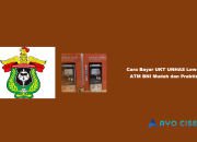 Cara Bayar UKT UNHAS Lewat ATM BNI