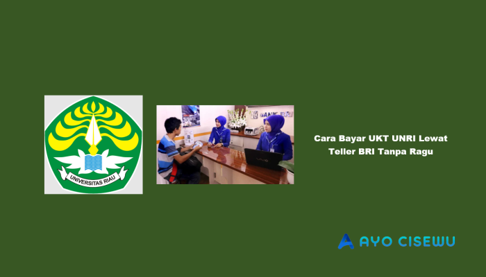 8 Cara Bayar UKT UNRI Lewat Teller BRI Tanpa Ragu
