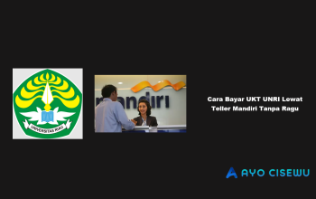 Cara Bayar UKT UNRI Lewat Teller Mandiri