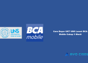 Cara Bayar UKT UNS Lewat BCA Mobile