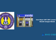 Cara Bayar UKT UNY Lewat ATM Mandiri