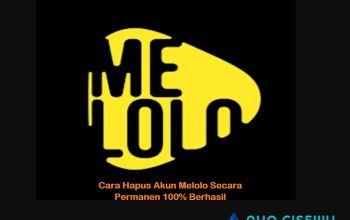 Cara Hapus Akun Melolo Secara Permanen