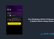 Cara Menghapus Metode Pembayaran di Aplikasi Melolo