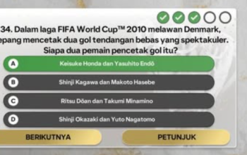 Dalam FIFA World Cup 2010 Melawan Denmark, Jepang Mencetak Dua Gol Tendangan Bebas yang Spektakuler. Siapa Dua Pemain Pencerak Gol itu? Jawaban Ada