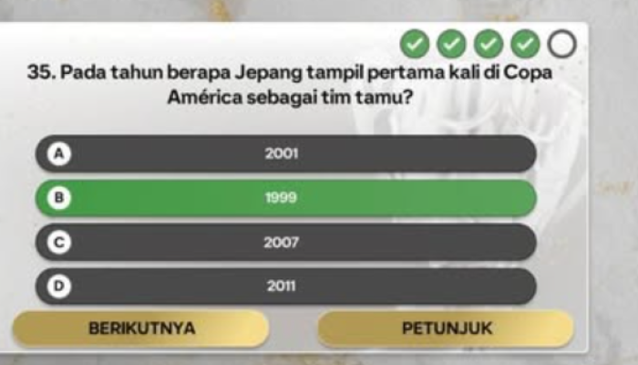 Pada Tahun Berapa Jepang Tampil Pertama Kali di Copa America Sebagai Tim Tamu? Jawaban Ada