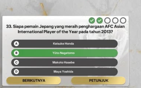 Siapa Pemain Jepang yang Meraih Penghargaan AFC Asian International Player of the Year Pada Tahun 2013?