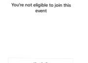 Arti dan Cara Mengatasi You're Not Eligible to Join This Event