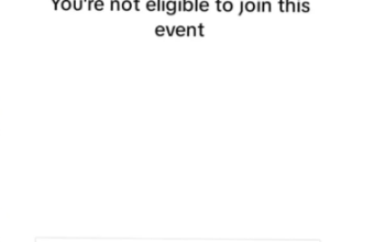 Arti dan 5 Cara Mengatasi You’re Not Eligible to Join This Event