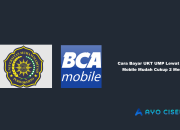 Cara Bayar UKT UMP Lewat BCA Mobile