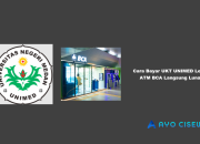 Cara Bayar UKT UNIMED Lewat ATM BCA