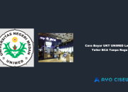 Cara Bayar UKT UNIMED Lewat Teller BCA