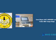 Cara Bayar UKT UNSOED Lewat Teller BRI