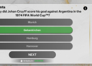 In Which City Did Johan Cruyff Score His Goal Against Argentina in The 1974 World Cup? Answers