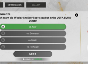 Which Team Did Wesley Sneijder Score Against in The UEFA EURO 2008? Answer Yes