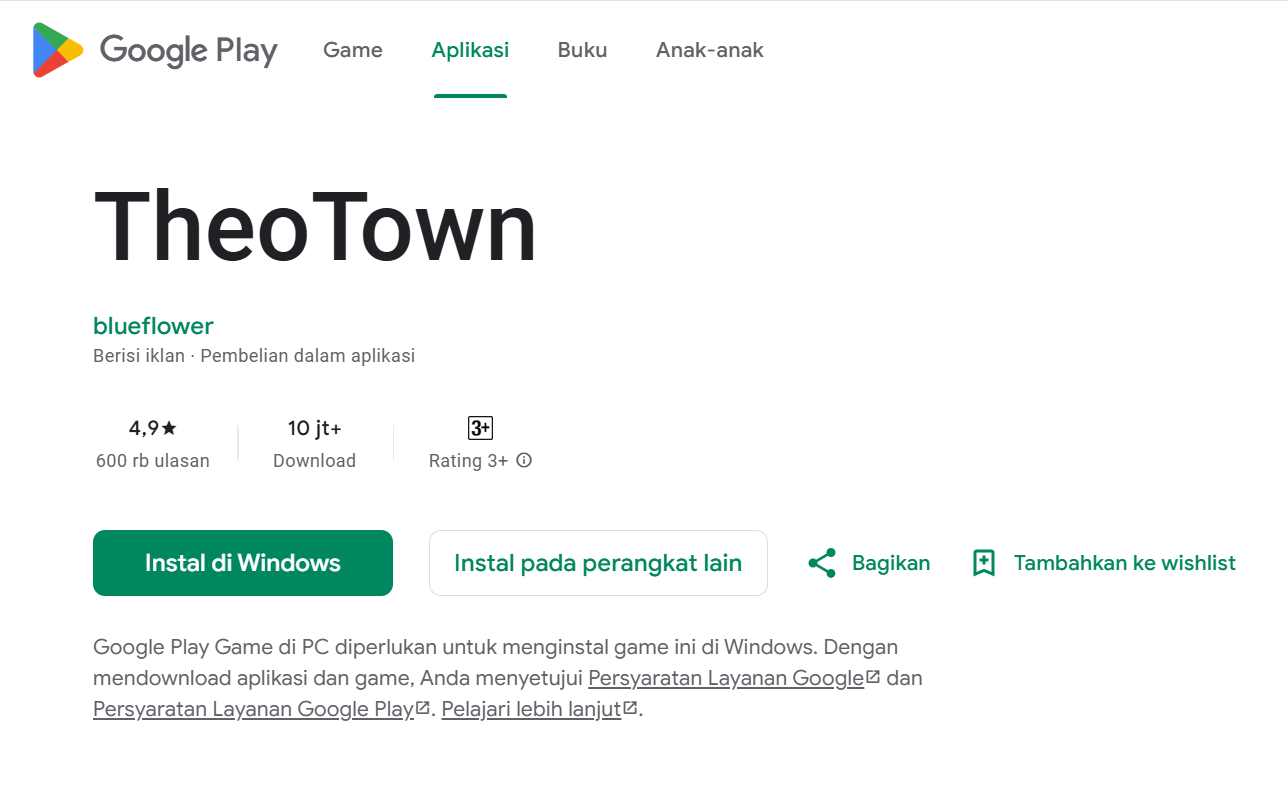 Cara Download Game TheoTown di Laptop